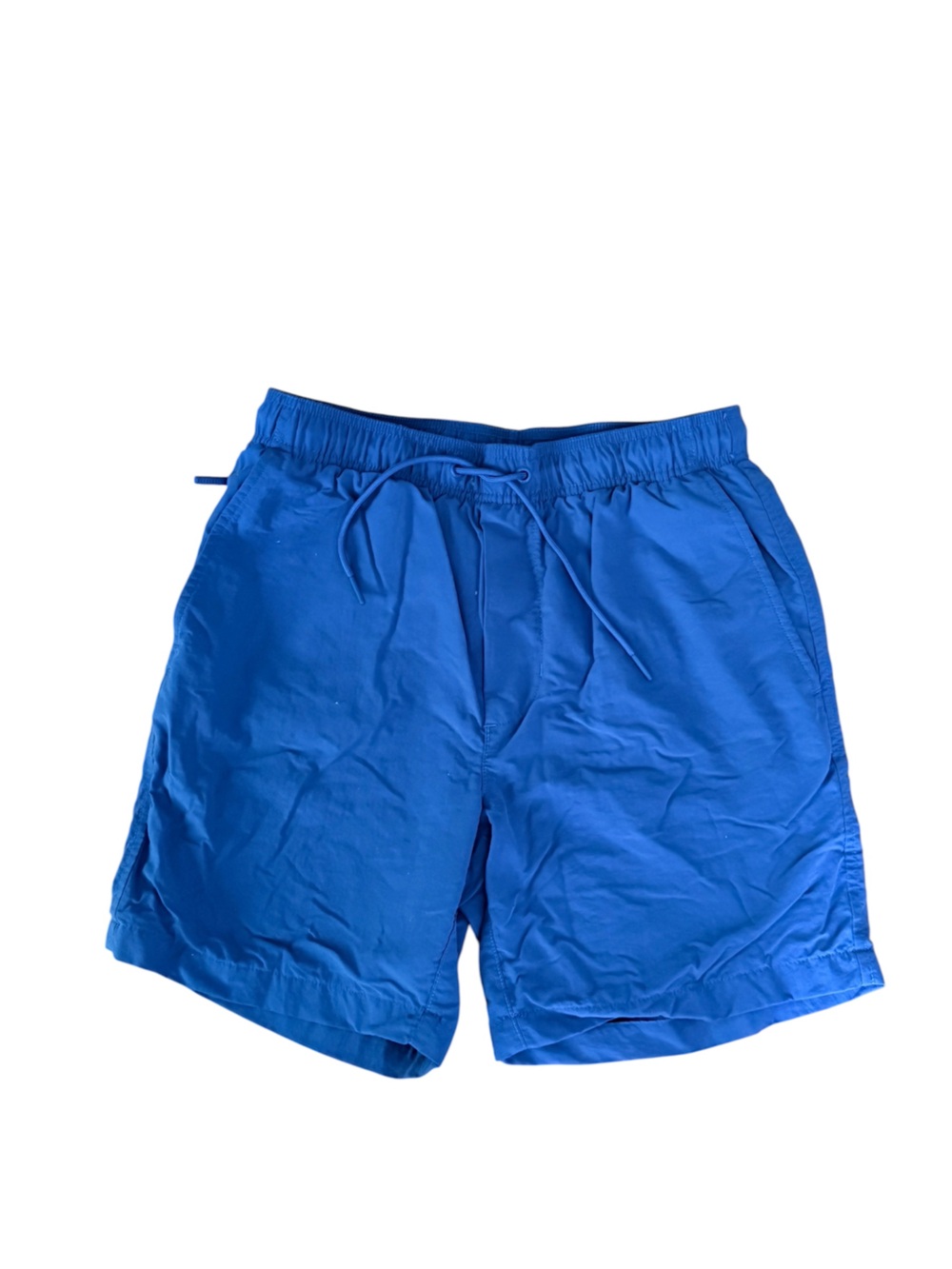 American Eagle Outfitters Perforated Athletic Shorts in Blue
